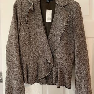 Banana Republic tweed peplum jacket